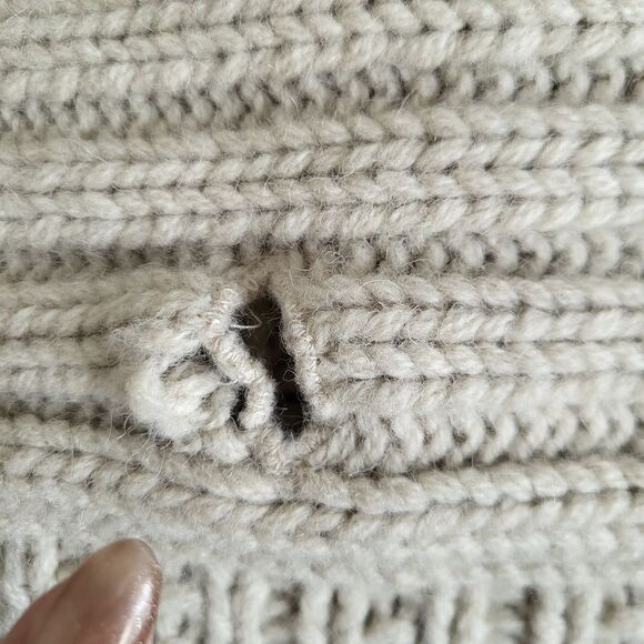 NICHOLAS K New York SWEATER COAT Cardigan Thick-Ply Heavy SHEEPMERE Wool Sz S - Picture 10 of 16